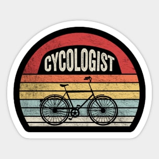 Cycologist Funny Bicycle Cycling Bike Rider Cyclist Bicycle Lover Biking Biker Gift Sticker